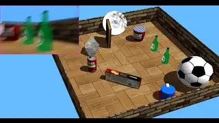 Simulation of camera motion-blur in Webots