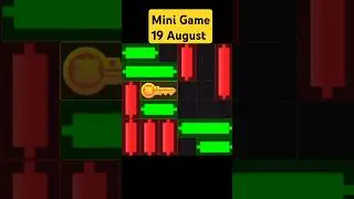 Mini Game Puzzle Today 19 August #hamstercombatminigame #hamsterkombat #hamsterkombatdailycombo