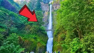 Hiking Multnomah Falls Columbia River Gorge National Scenic Area Oregon 2024