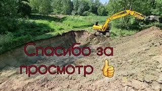 КОПАЕМ ПРУД ЭКСКАВАТОРОМ JCB !ЧАСТЬ 5 BIG POND