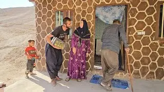 The second part.  Building the roof of the house by Babak for his sister Sakineh in Forlorn Canal