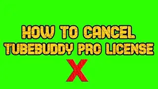 HOW TO CANCEL TUBEBUDDY PRO LICENSE  | HOW TO UPGRADE TUBEBUDDY PRO LICENSE