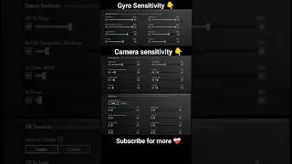 😱 BGMI Scope Setting 2x 3x 4x 6x 8x | New Best Sensitivity Settings | No Recoil #shorts #bgmi #viral