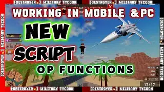 MILITARY TYCOON SCRIPT MOBILE - OP AutoFarm & Raid | Works on Mobile And Windows