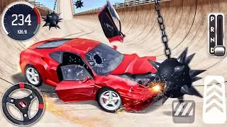 Extreme Car Crash Jump Demolition Derby - Real Mega Car Beam Jump - Android GamePlay #2