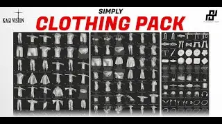 Simply Clothing Pack - Asset Library for Blender