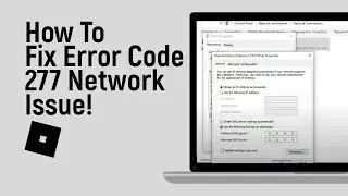 How To Fix Roblox Error Code 277 Network Issue [easy]