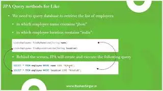 Spring Data JPA Query or Finder Methods - Find by Like