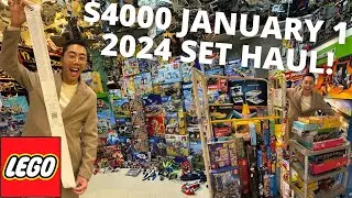 My $4000 January 1 LEGO MEGAHAUL!