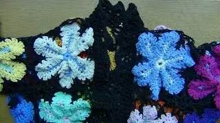 Crocheted Flower Jacket Part 2