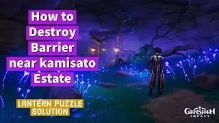 Destroy the Barrier Puzzle Solution for Hayashi Quest - Destroy The Barrier Order Genshin