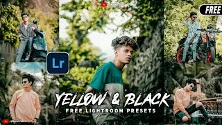 Yellow And Black Lightroom DNG & XMP Presets free |  lightroom presets 2020 free