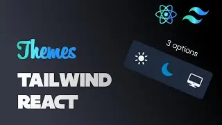 Tailwind CSS Dark/Light/System Base Change Theme With Local Storage | React js dark mode