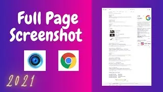 How to Capture Full Web Page Screenshot । Screenshot full webpage chrome । Screenshot Extension 2021