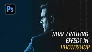 Dual Lighting Effect in Photoshop | New Technique |Photoshop tutorial