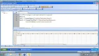 QTP Part 59 VBScript File System Objects 1