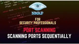 Scanning Ports Sequentially - Nmap for Security Professionals