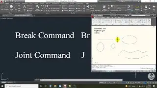 Break Command  Join Command  |   How to use JOIN and Break Command in AutoCAD