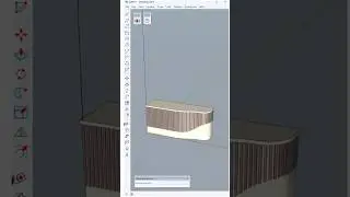 #sketchup How to Use the Shape Bender and Curic Face Knife Plugins to create modern desk in SketchUp