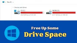 How to Free Up Some Drive Space in Windows 10 & 11