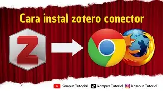 Cara instal zotero connector | Tutorial Zotero