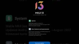 Redmi Note 9 Pro/Max MIUI 13 Android 12 Update Released | #shorts