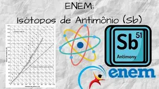 #17 - ENEM 2009 - Questão 29: Isótopos estáveis do Antimônio (Sb)