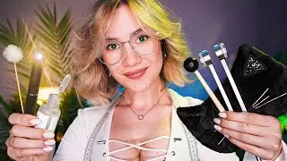 🔥 АСМР МУРАШЕЧНАЯ ПРОВЕРКА УШЕК И СЛУХА, НО С ЗАКРЫТЫМИ ГЛАЗАМИ 😏 asmr ear exam eyes closed