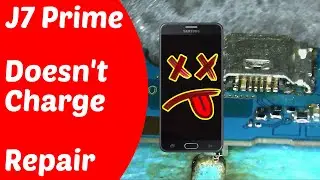 How To Fix a Samsung Galaxy J7 Prime G610 Won't Charge, Charging Port Replacement, Board Repair