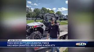 Teen who beat Leukemia twice gets wish granted