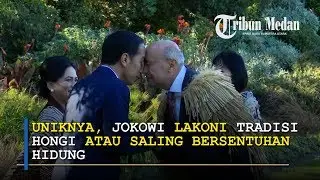 Tiba di Selandia Baru, Presiden Jokowi Disambut Tradisi Cium Hidung