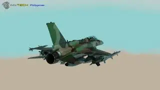 F16 SUFA fighter jet aircraft military 3D model Blender