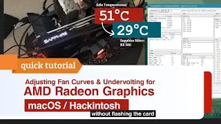 Change graphics card fan curves / undervolting for AMD GPUs (Polaris) in macOS & Hackintosh