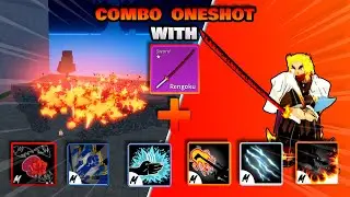 RENGOKU REWORK Combo One Shot With All Melee | Blox Fruits update 20