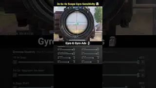 😱 BGMI Scope Setting 2x 3x 4x 6x 8x | New Best Sensitivity Settings | No Recoil 