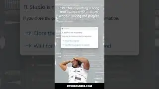 When you export your track without saving it #shorts  #flstudio #producer #musicproducer