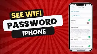 How To See WiFi Password On iPhone