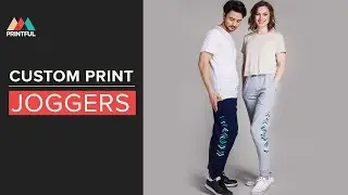 Custom Print Joggers: Printful print on demand