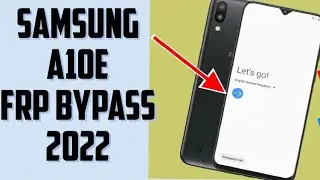 Samsung A10e frp bypass 2022 || Samsung a10e google account unlock