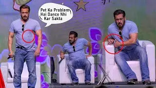 Why did Salman Khan Hold his Stomach | Salman Khan Unexpected Health Scare