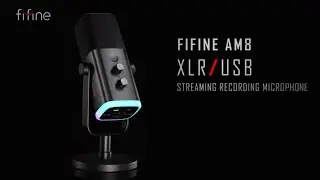 [Showcase] of FIFINE AM8 USB/XLR RGB Dynamic Microphone for Streaming, Gaming on PC, PS4/5, GoXLR