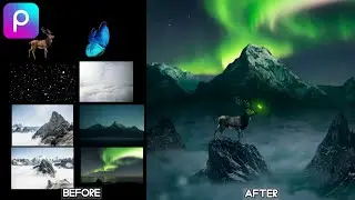 Edit Photo PicsArt Manipulation | Fantasy Place Aurora | PicsArt Tutorial