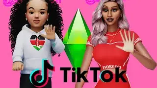 SIMS4 realistic TIK TOK  BREAKFAST CHALLENGE ANIMATION. 