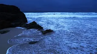 ASMR Ocean White Noise, Peaceful Rolling Waves