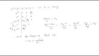 RH criteria | Stability | Example | Control Systems | Lec-45