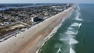 Daytona Beach by drone Florida USA 2023