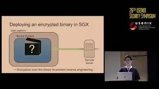 USENIX Security '17 - Hacking in Darkness: Return-oriented Programming against Secure Enclaves