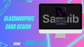 Learn THIS in 2024 🔥🔥 |  HTML CSS | CSS Animation | Glassmorphism in 3 Minutes