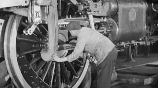 Building Steam Locomotives   1930s Trains  Railways Educational Film   S88TV1