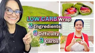 The 3 minute, 2 ingredient, low carb wrap solution!